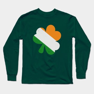 Irish Shamrock Grunge Long Sleeve T-Shirt